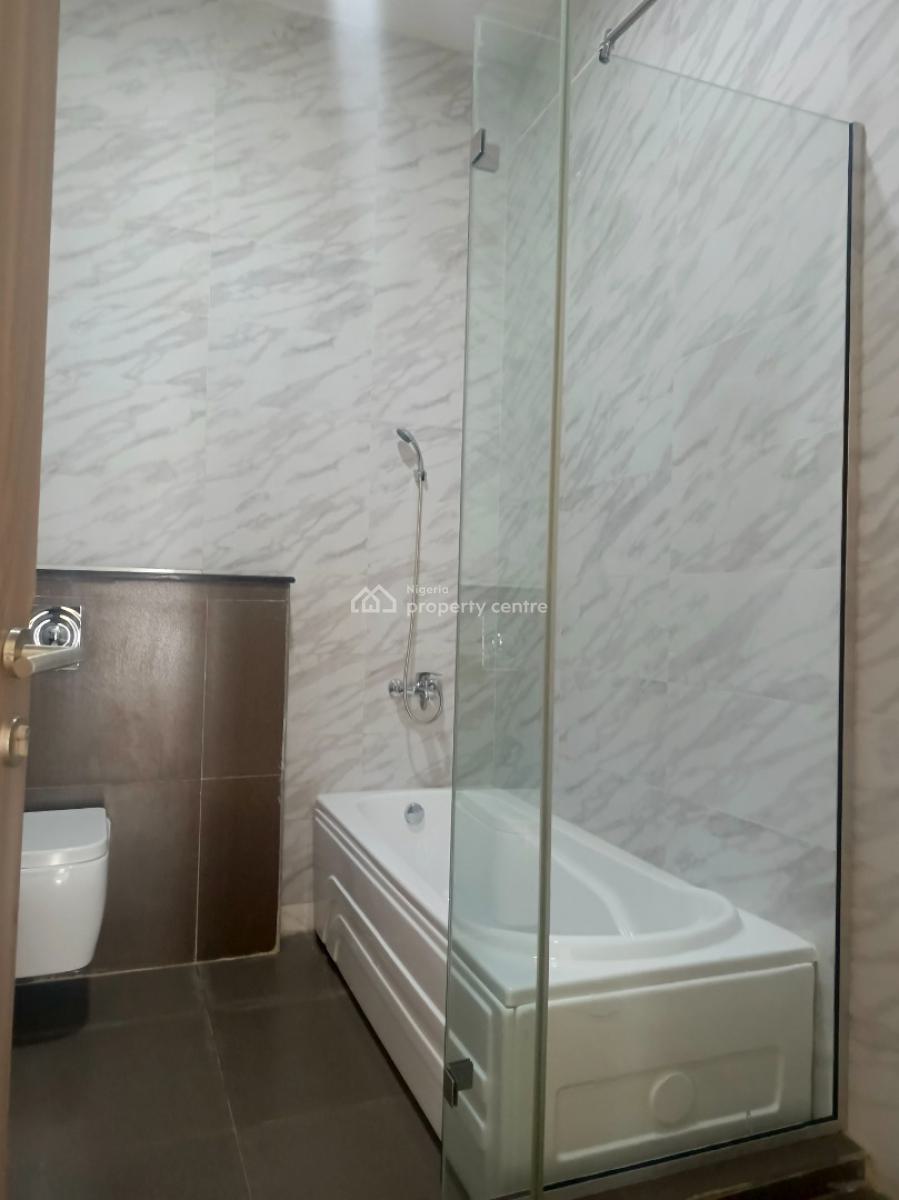 Spacious 4 Bedroom Semi Detached Duplex with a Bq Attached, Guzape District, Abuja, House for Rent