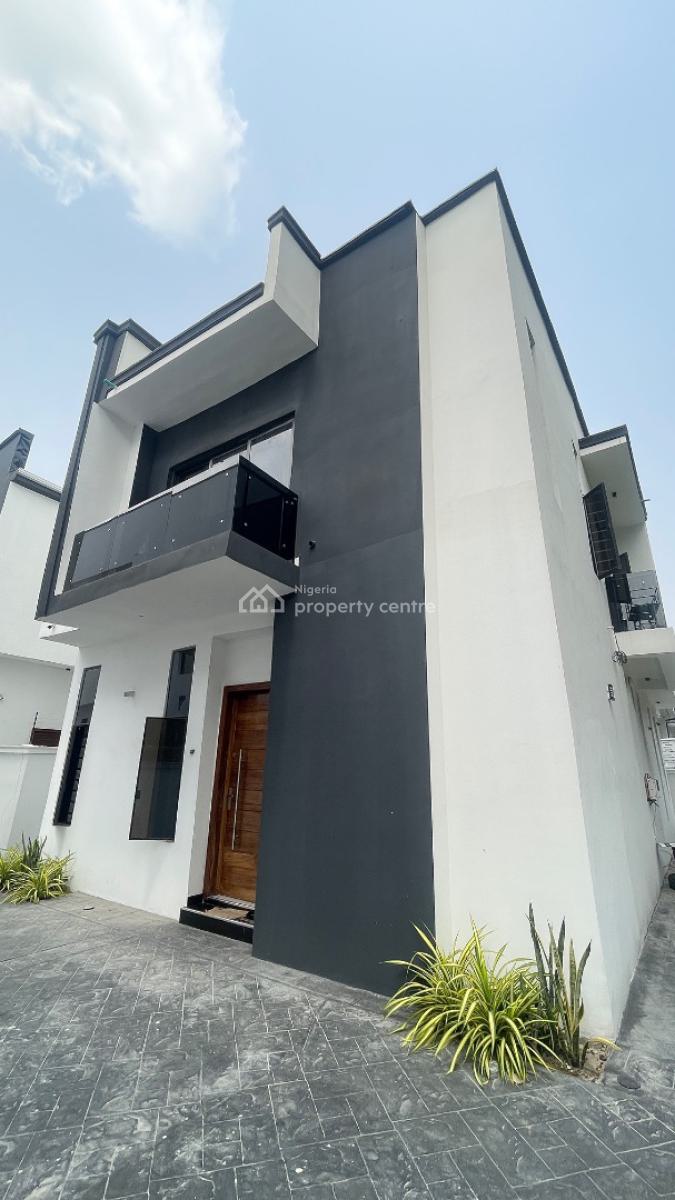 a Fancy Peaceful Fully  Detached 4 Bedroom Home, Chevron Alternative, Lekki, Lagos, Detached Duplex for Sale