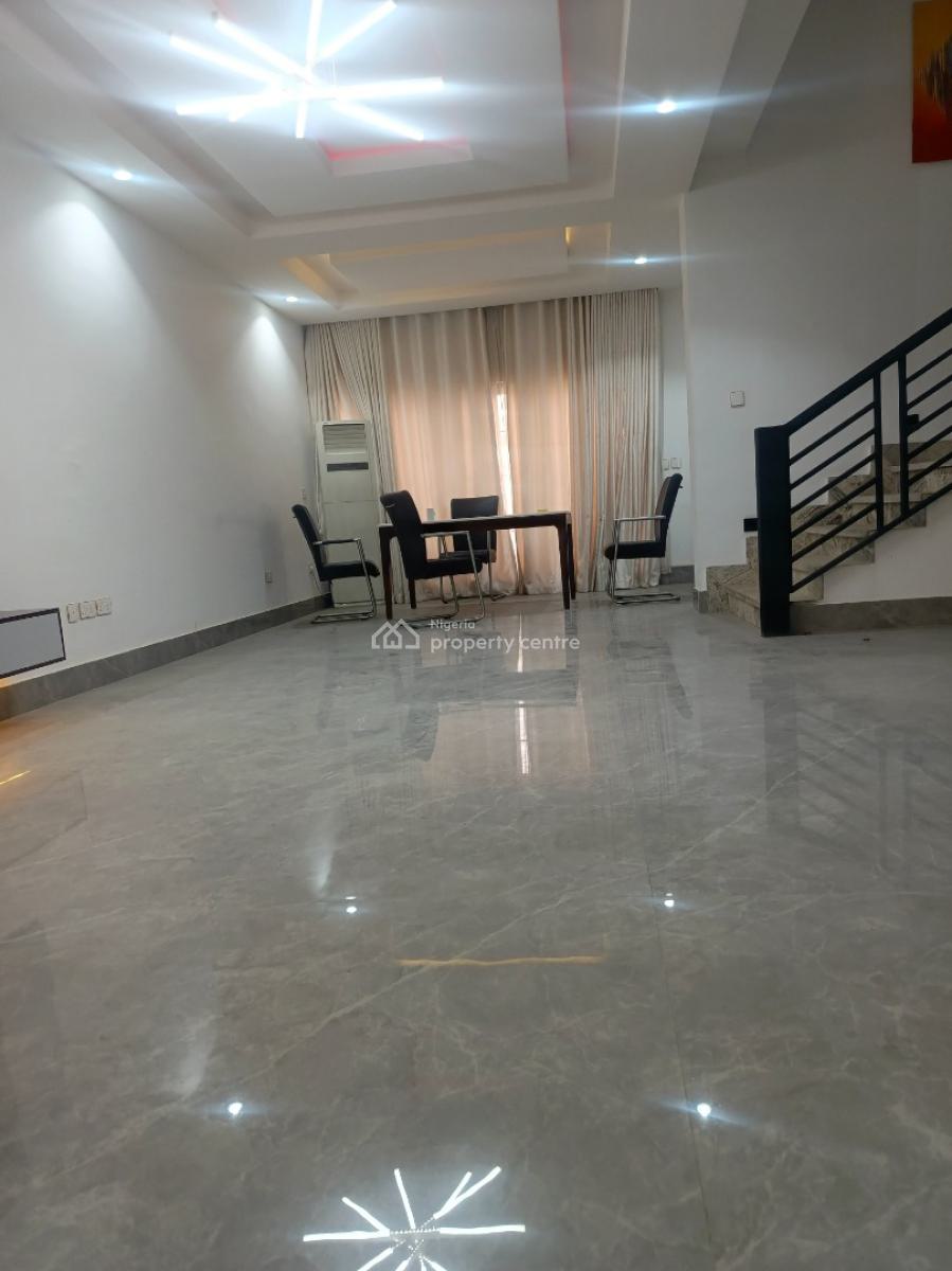 Fully Furnished and Serviced 4 Bedroom Terrace Duplex with a Bq, Guzape District, Abuja, House for Rent