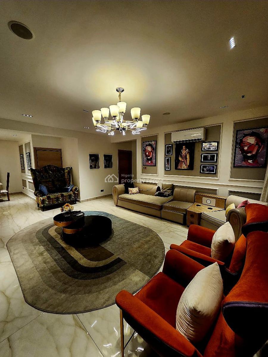 Luxury Furnished 3 Bedroom Apartment, Swimming Pool Etc., J Zone Waterfront, Banana Island, Ikoyi, Lagos, Flat / Apartment for Rent