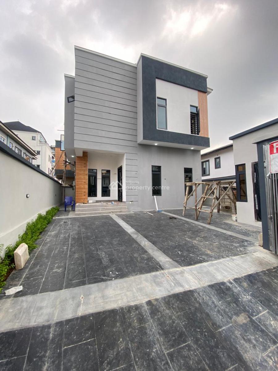 Newly Built 5 Bedroom Contemporary Design Duplex with 1bq, Chevron, Lekki Phase 2, Lekki, Lagos, Detached Duplex for Sale