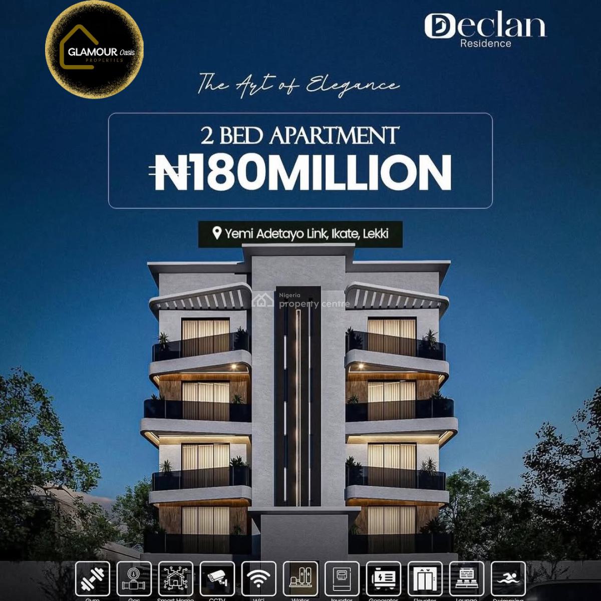 High-yield Ready 2-bedroom Serviced Apartment in Ikate, Lekki, Ikate, Lekki, Ikate, Lekki, Lagos, Block of Flats for Sale