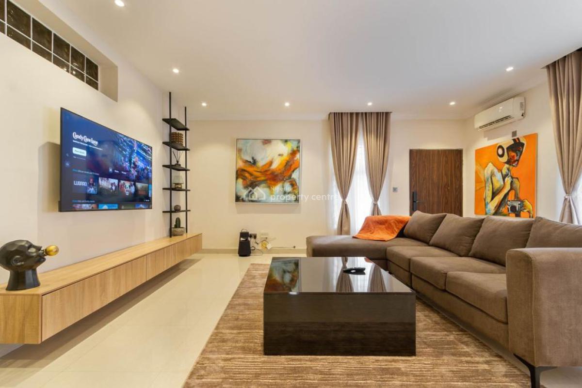 Furnished 1 Bedroom Apartment Lekki, Michael Olawale Cole Drive, Lekki, Lagos, Flat / Apartment for Rent