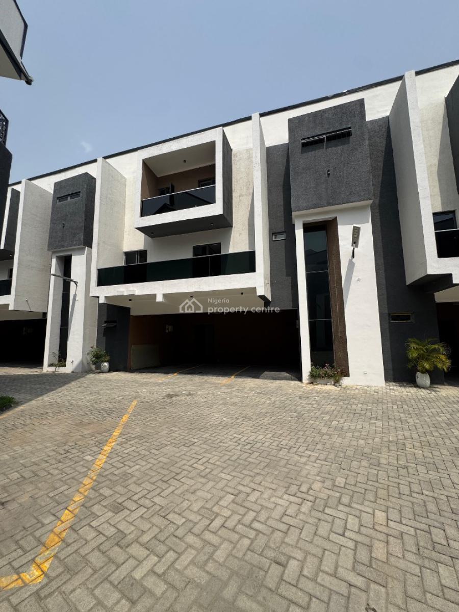 4 Bedroom Terrace with Swimming Pool and Kids Play Ground, Off Kunsela Road, Ikate Elegushi, Lekki, Lagos, Terraced Duplex for Sale