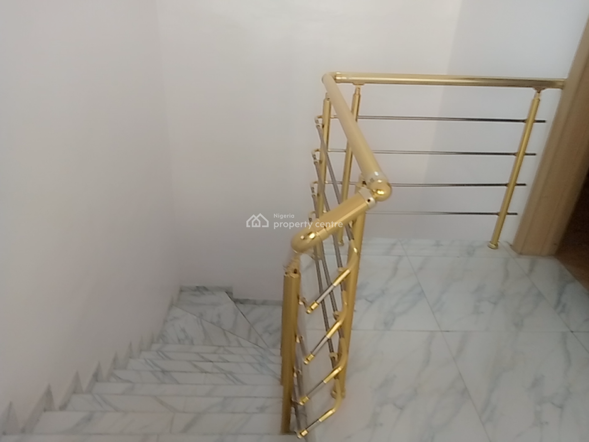 a Neatly and Massively Built 4 Bedroom Semi Detached Duplex and a Bq, Osapa, Lekki, Lagos, Semi-detached Duplex for Rent