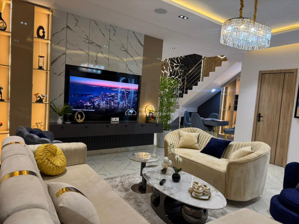 Luxury 3 Bedroom Self Compound Duplex, Citadel View Estate, Ogombo Road, Abraham Adesanya, Ajah, Lagos, Semi-detached Duplex Short Let