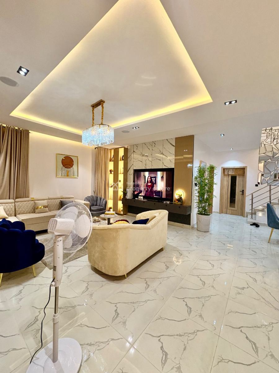 Luxury 3 Bedroom Duplex with Ps5, Olympic Size Pools and Gym, Citadel View Estate, Ogombo Road, Abraham Adesanya, Ajah, Lagos, Semi-detached Duplex Short Let