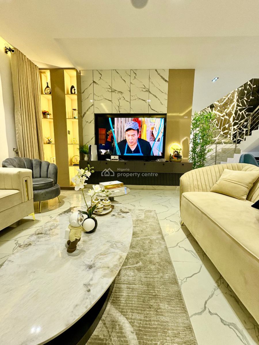 Luxury 3 Bedroom Duplex with Ps5, Olympic Size Pools and Gym, Citadel View Estate, Ogombo Road, Abraham Adesanya, Ajah, Lagos, Semi-detached Duplex Short Let