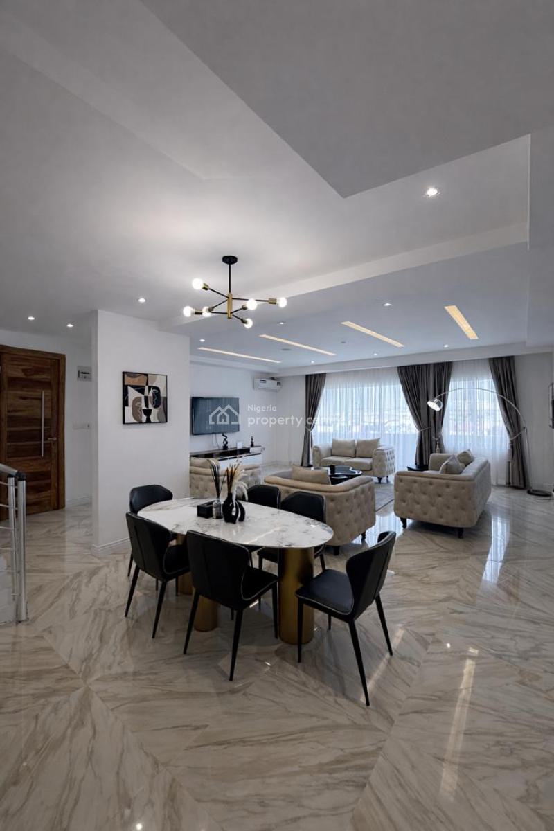 Luxury 4-bedroom Maisonette with Fully-equipped Gym, Pleasant Stay, Ensuite Rooms, Lekki Phase 1, Lekki, Lagos, Flat / Apartment Short Let