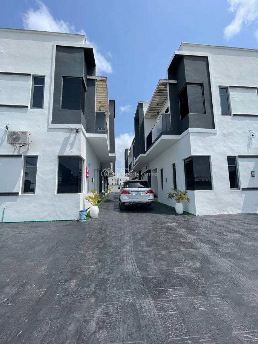 Luxurious Serviced 4 Bedroom Semi-detached Duplex with Bq and Security, Ajah, Lagos, Semi-detached Duplex for Sale