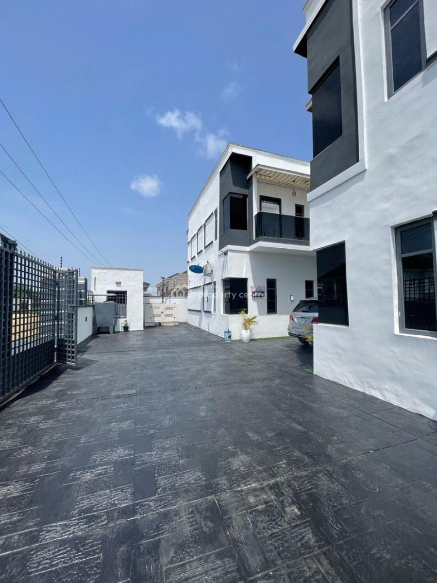 Luxurious Serviced 4 Bedroom Semi-detached Duplex with Bq and Security, Ajah, Lagos, Semi-detached Duplex for Sale