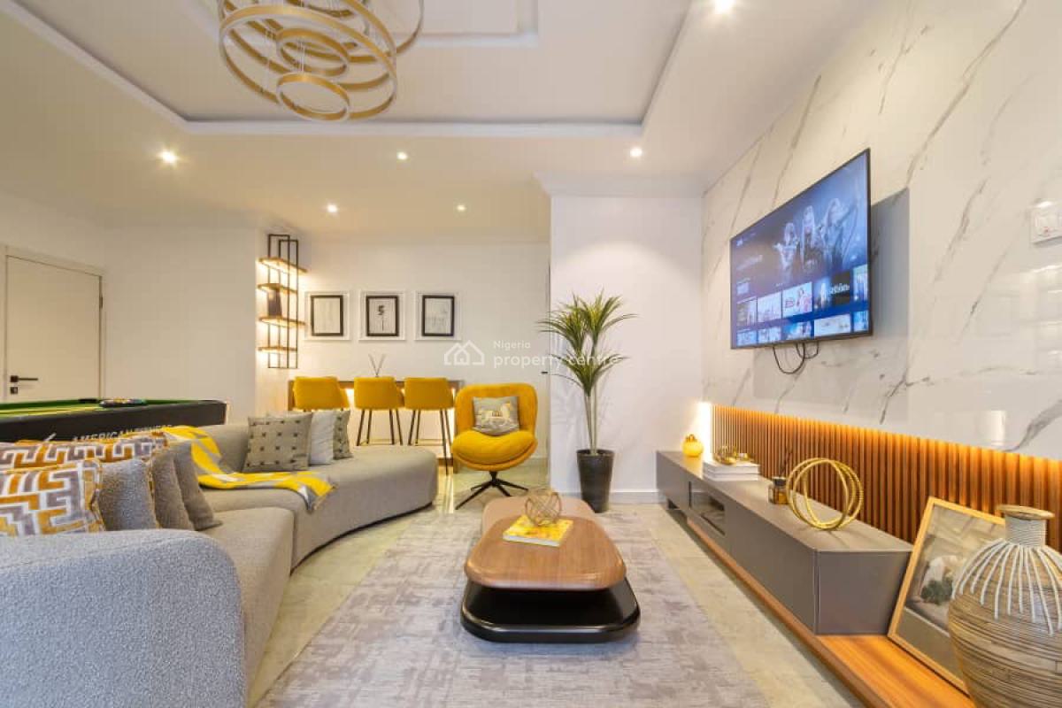 Fully Furnished 3 Bedroom Apartment with Swimming Pool and Gym, Lekki Phase 1, Lekki, Lagos, Flat / Apartment for Rent