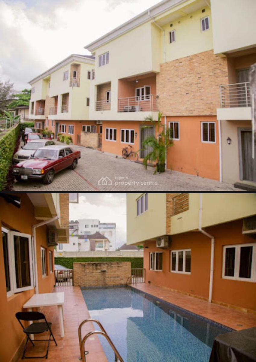 Fully Furnished and Serviced 4 Bedroom Semi Detached Duplex with Bq, Adeyemi Lawson Street, Ikoyi, Lagos, Semi-detached Duplex for Rent