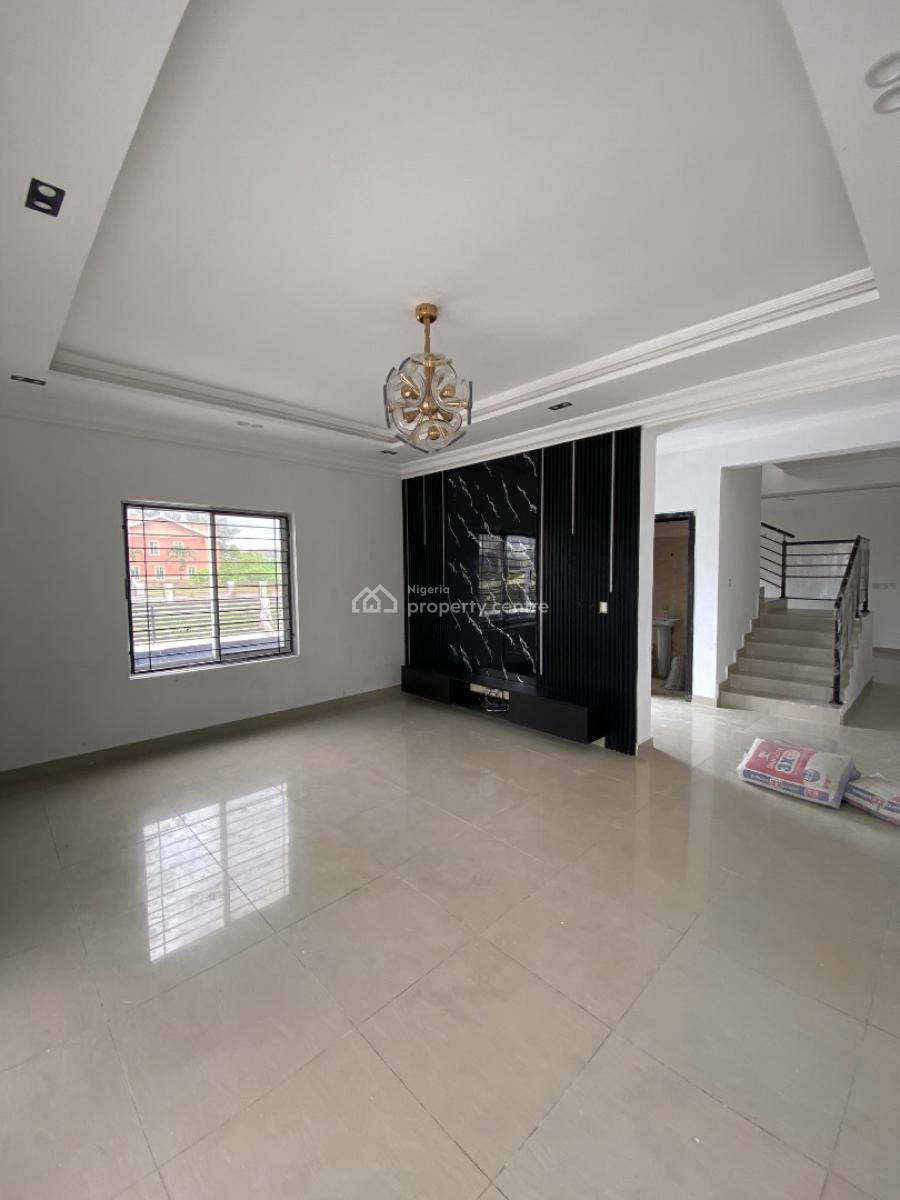 Clean 4 Bedroom Duplex, Gated Estate By Shop Rite, Sangotedo, Ajah, Lagos, Semi-detached Duplex for Rent