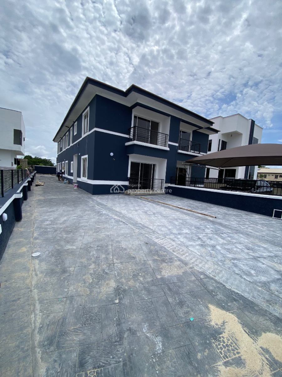 Clean 4 Bedroom Duplex, Gated Estate By Shop Rite, Sangotedo, Ajah, Lagos, Semi-detached Duplex for Rent