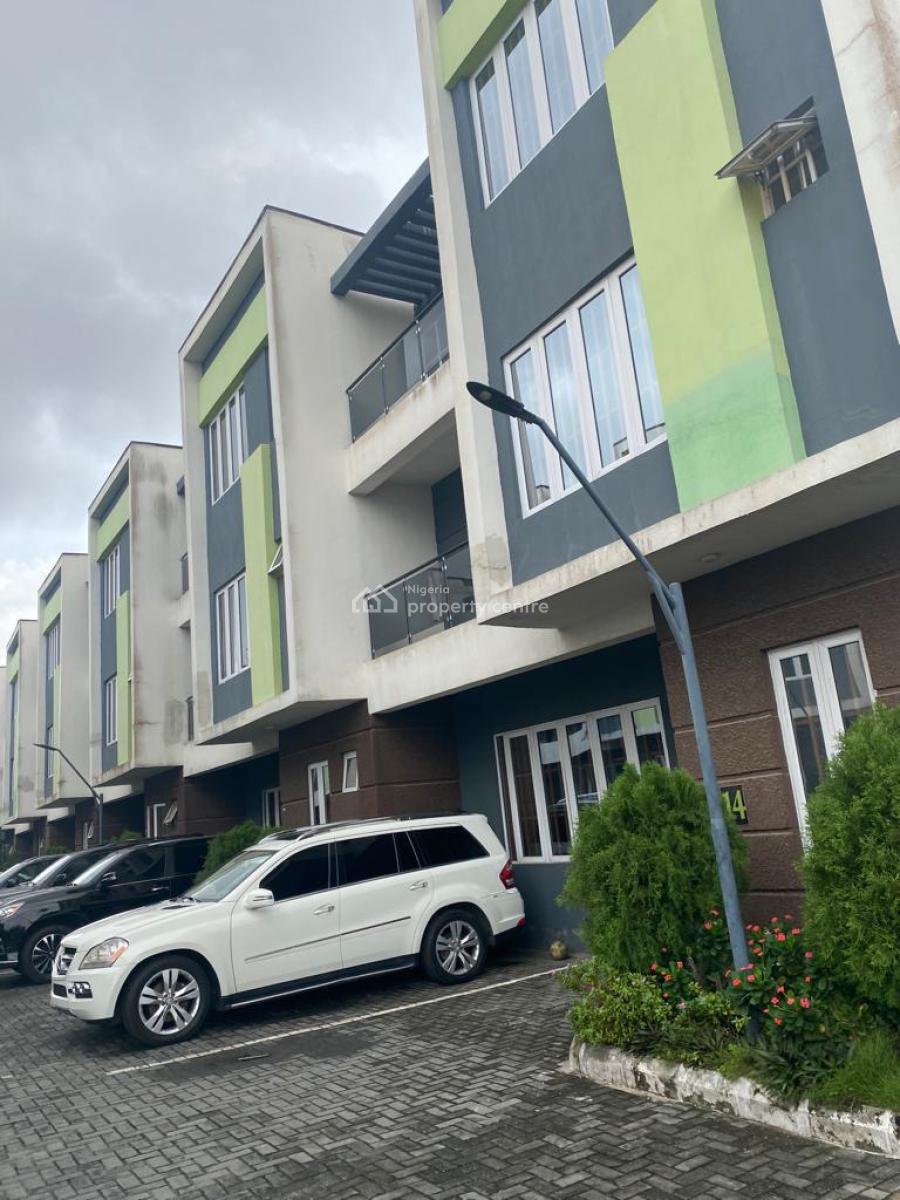 Exquisite 5 Bedroom Terrace Duplex with Bq Pool, Ikate, Lekki Phase 1, Lekki, Lagos, Terraced Duplex for Sale