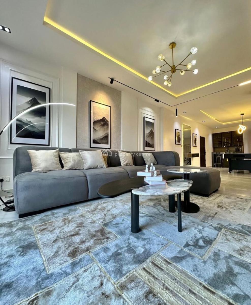 Luxury 3 Bedroom Waterfront with Snooker and Ps, Osborne 2, Ikoyi, Lagos, Flat / Apartment Short Let