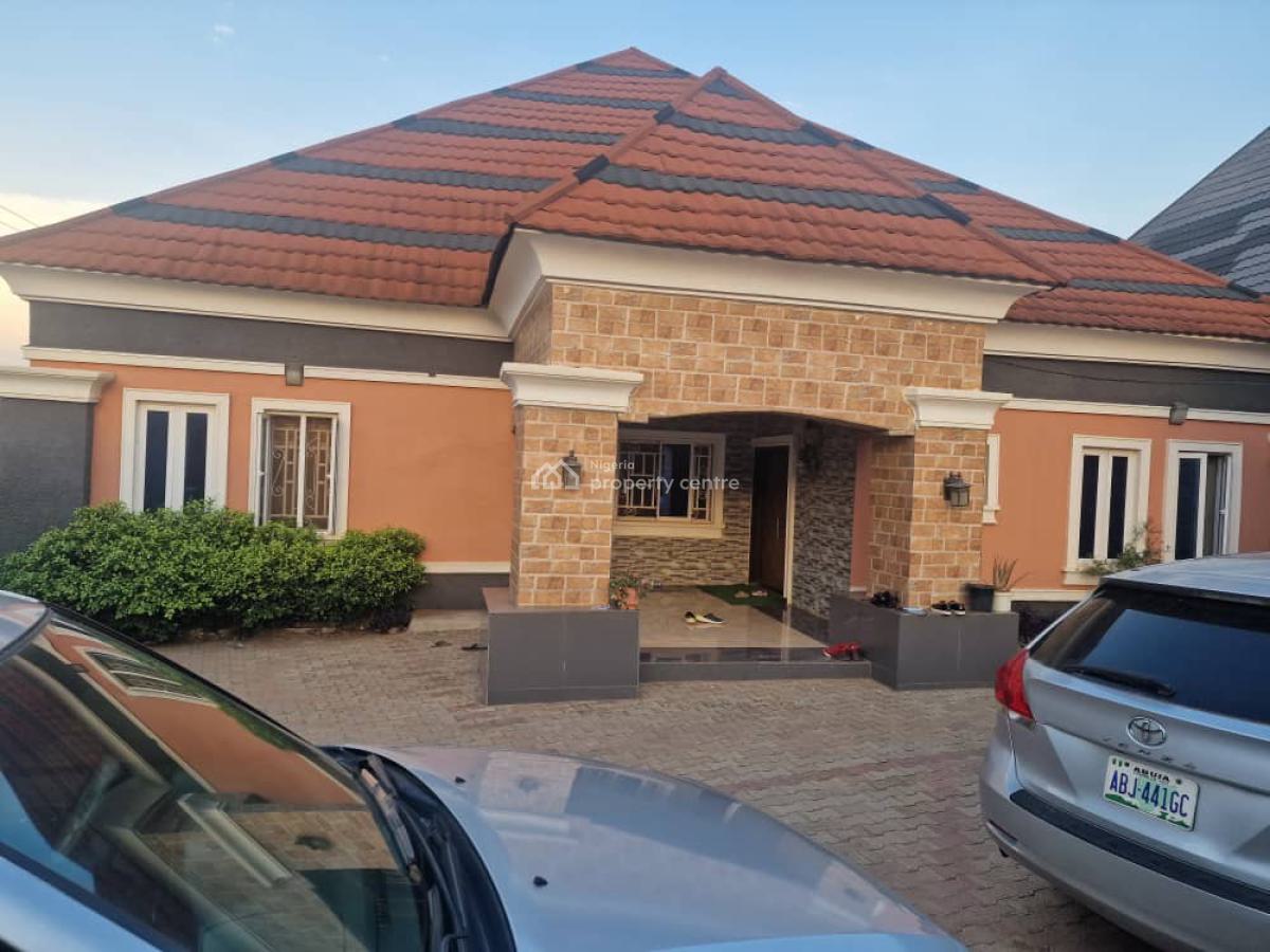 Luxury 4 Bedroom Bungalow with a Room Bq, Kubwa, Abuja, Detached Bungalow for Sale