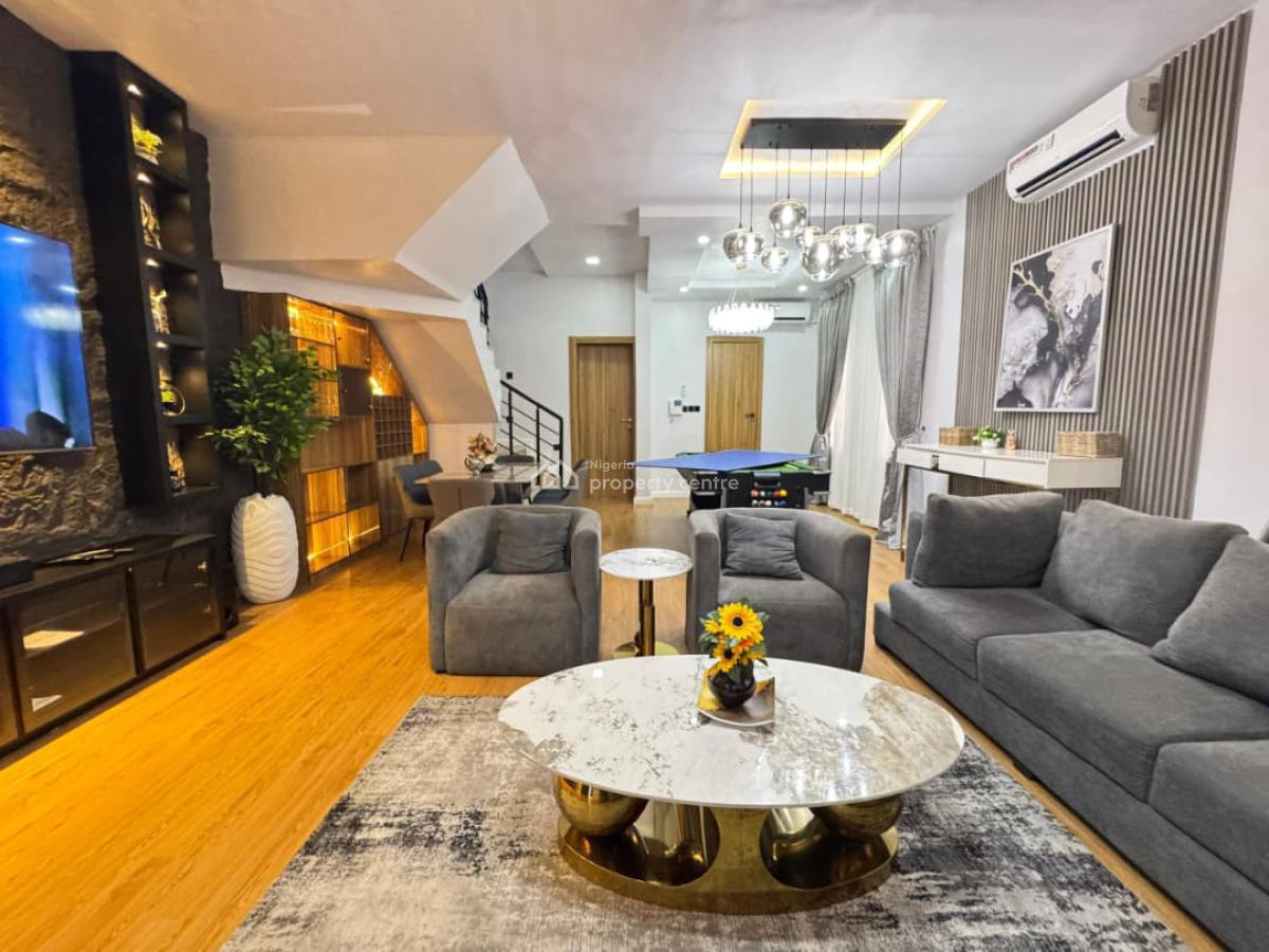 3 Bedroom Apartment with Ps5,swimming Pool, Ologolo, Lekki, Lagos, Terraced Duplex Short Let
