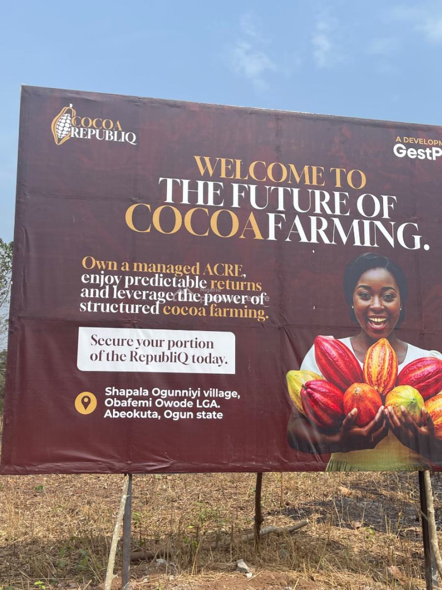 Cocoa Republiq, Obafemi Owode, Ogun, Land for Sale