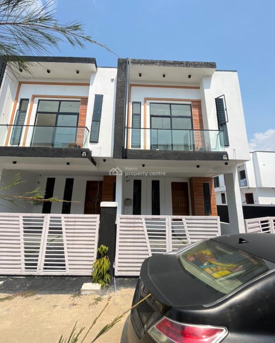 Lovely 4 Bedroom Terrace Duplex with Bq, Ikota, Ikota, Lekki, Lagos, Terraced Duplex for Sale