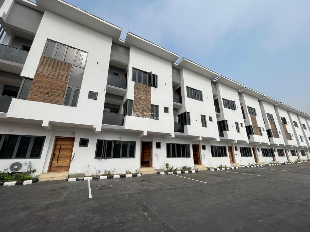 4bed Terrace + Bq + Pool, Lekki Phase 1, Lekki, Lagos, Terraced Duplex for Rent