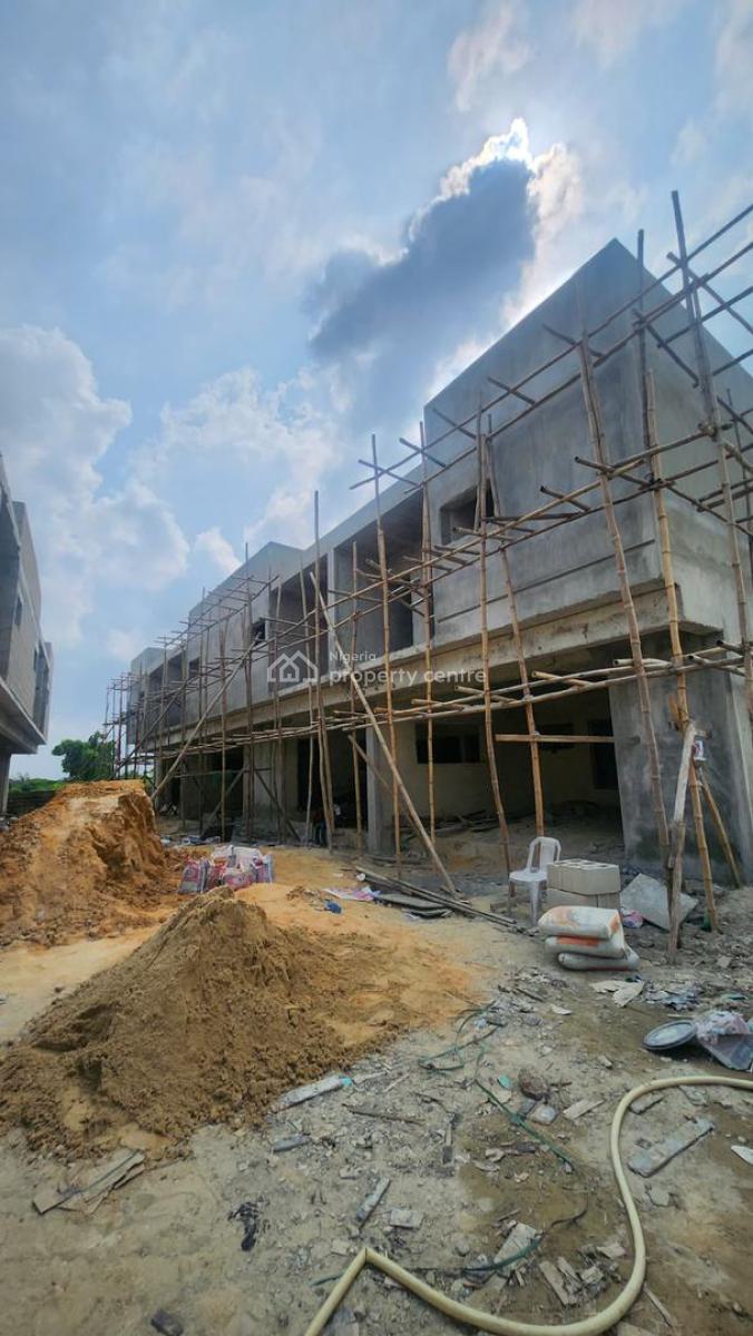 Contemporary 3-bedroom Terraced Duplex + Bq, Hitech Road, Ajah, Lagos, Terraced Duplex for Sale