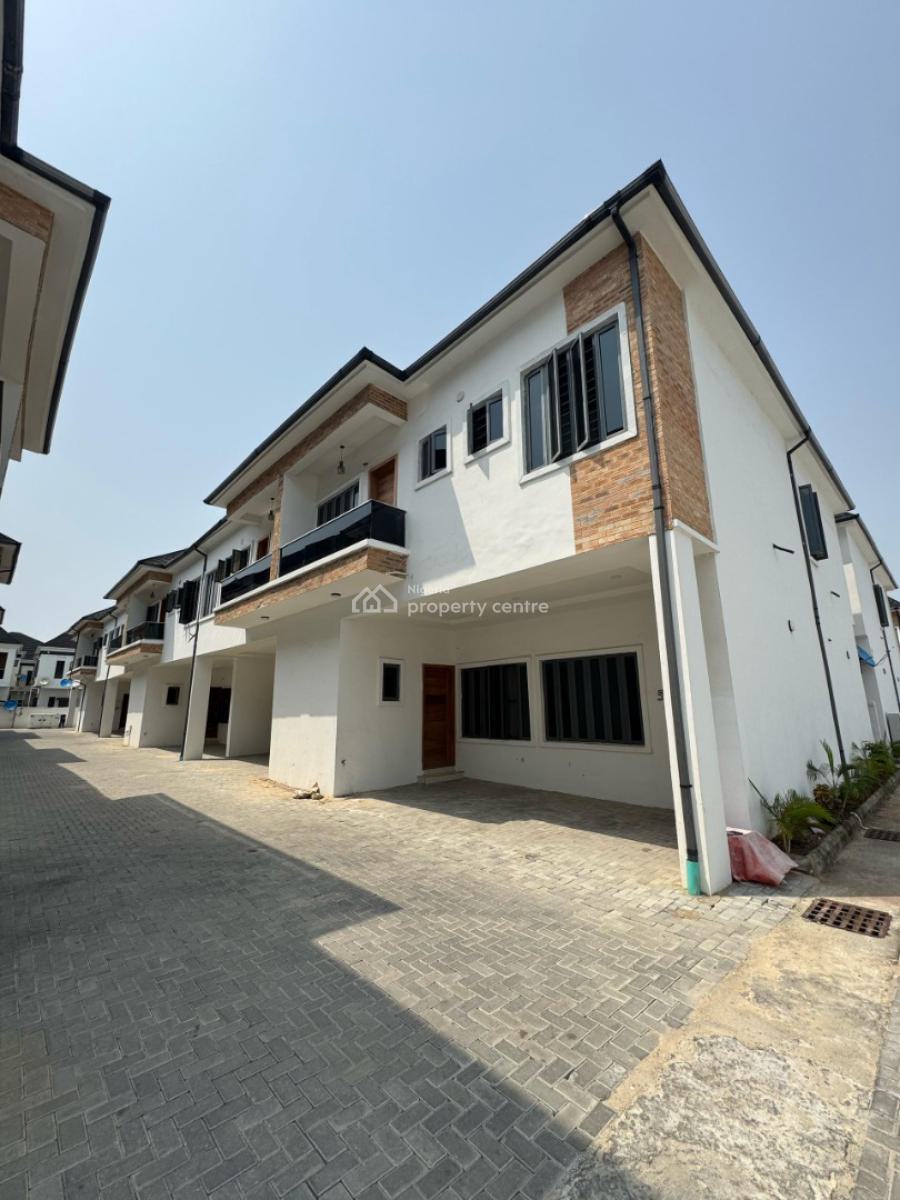 Newly Built 3 Bedroom Terrace Duplex with Swimming Pool, Chevron Toll Gate, Orchid Road, Lekki, Lagos, Terraced Duplex for Rent