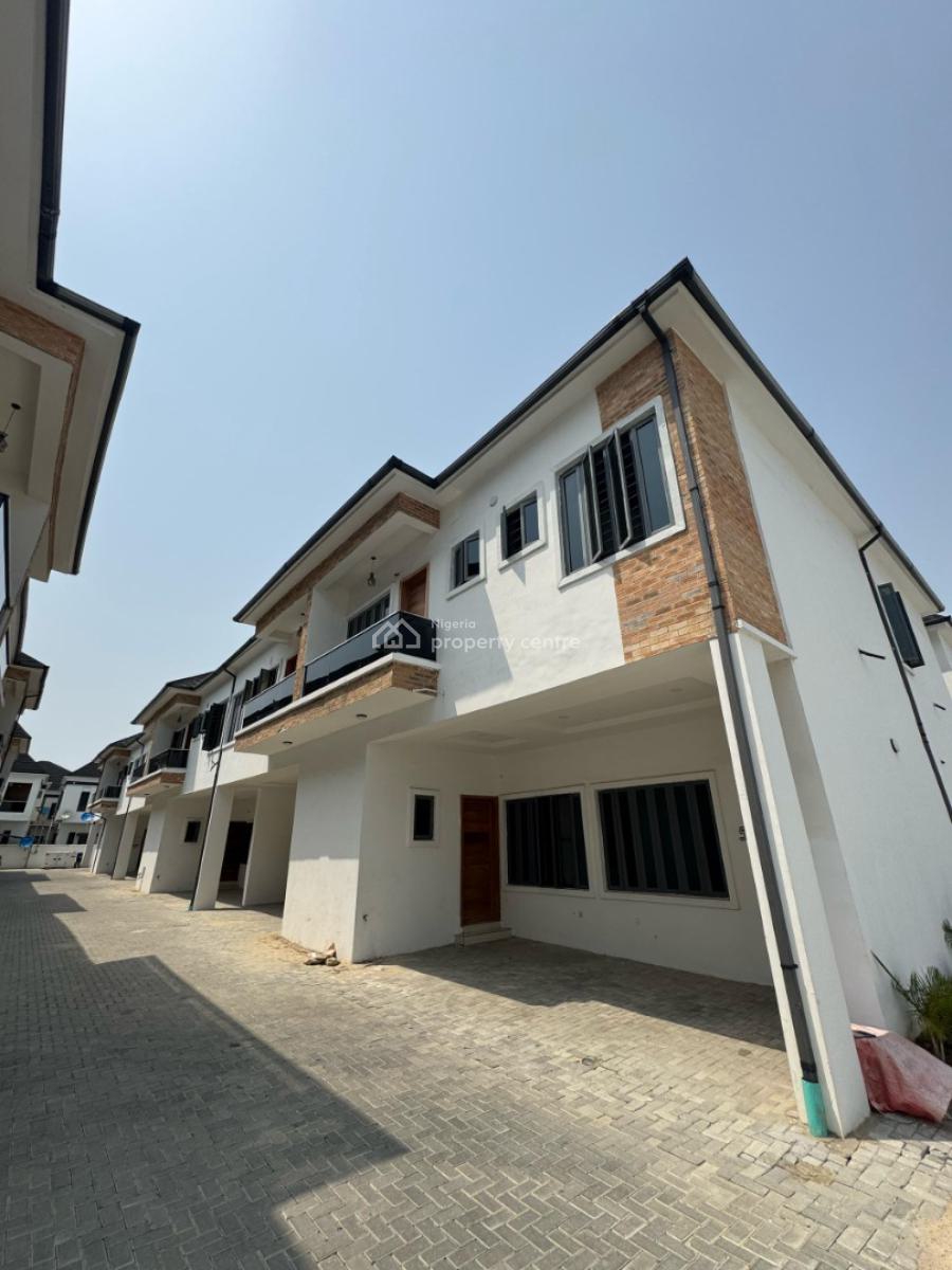 Newly Built 3 Bedroom Terrace Duplex with Swimming Pool, Chevron Toll Gate, Orchid Road, Lekki, Lagos, Terraced Duplex for Rent
