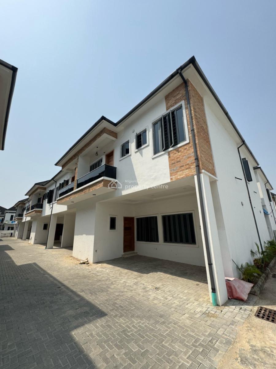 Newly Built 3 Bedroom Terrace Duplex with Swimming Pool, Chevron Toll Gate, Orchid Road, Lekki, Lagos, Terraced Duplex for Rent