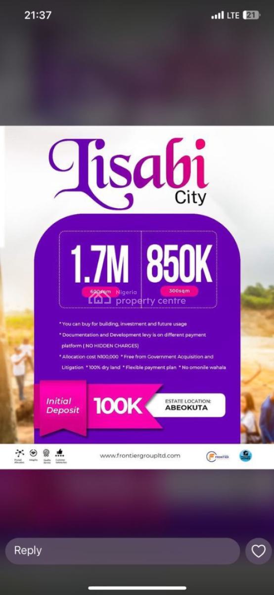 Residential Land, Abeokuta South, Ogun, Residential Land for Sale