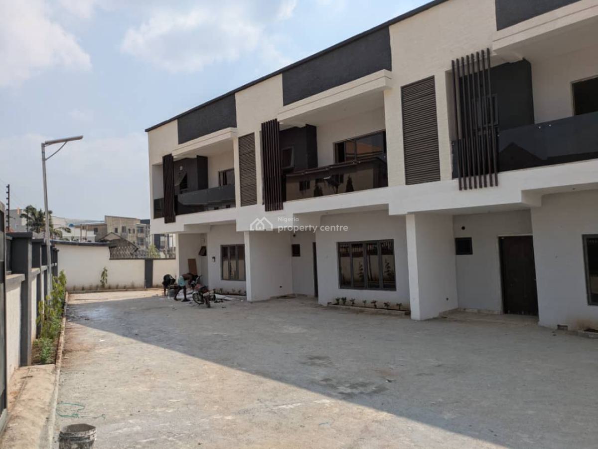 a Brand New Spacious 3-bedroom Terrace Duplex + 1 Bq., Life Camp, Abuja, Terraced Duplex for Rent