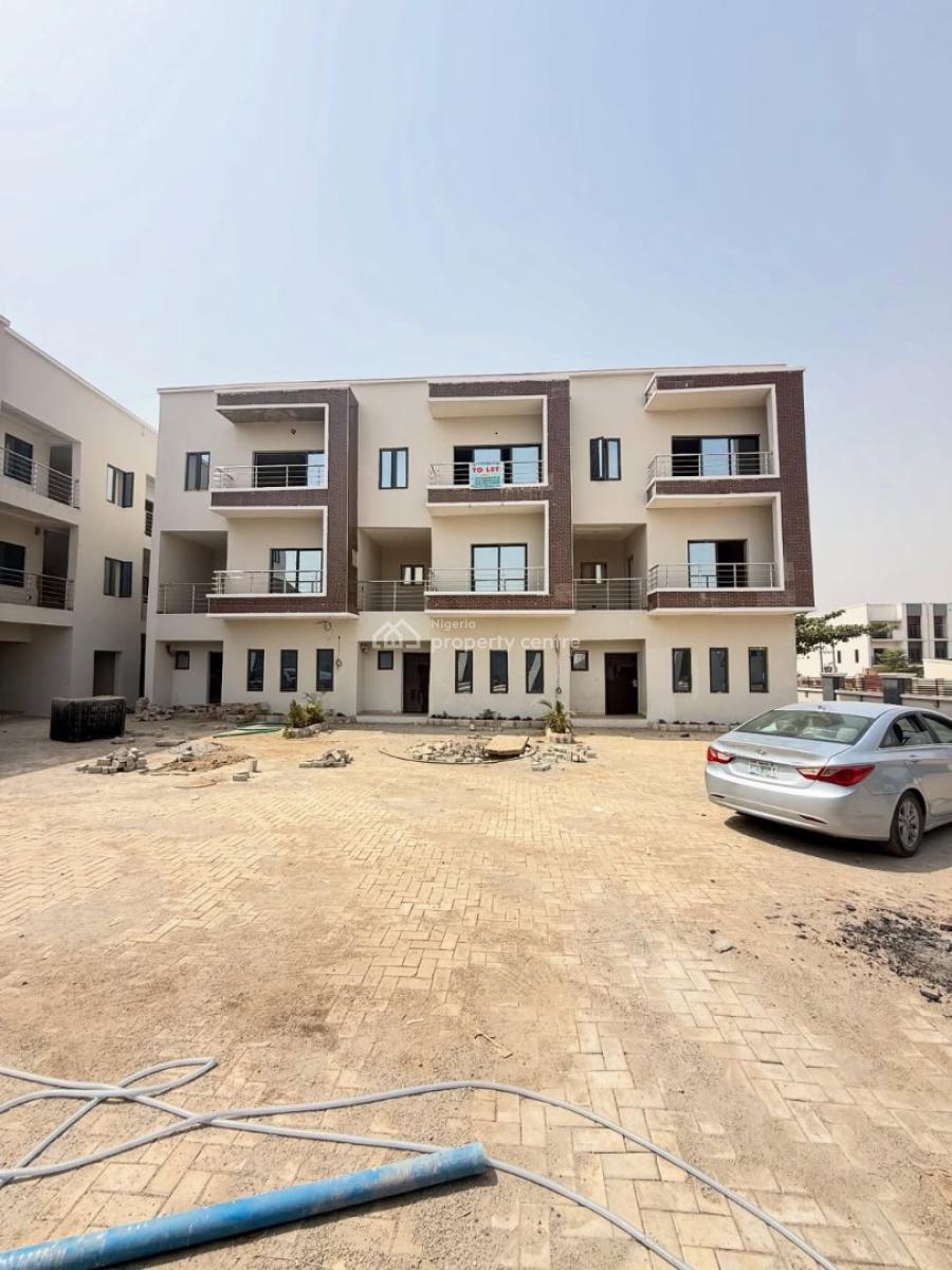 Newly Built 4 Bedroom Terrace Duplex & Bq Comes Acs & Fitted Kitchen, Kado, Abuja, Terraced Duplex for Rent