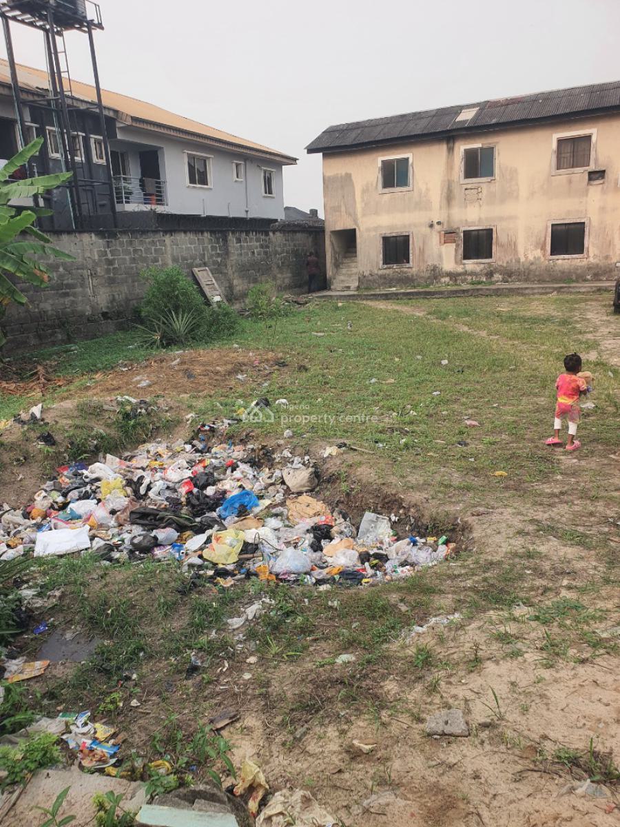 Strategically Located 2 Plots of Land in a Busy Area with Structure on, Badore Road, Badore, Ajah, Lagos, Mixed-use Land for Sale