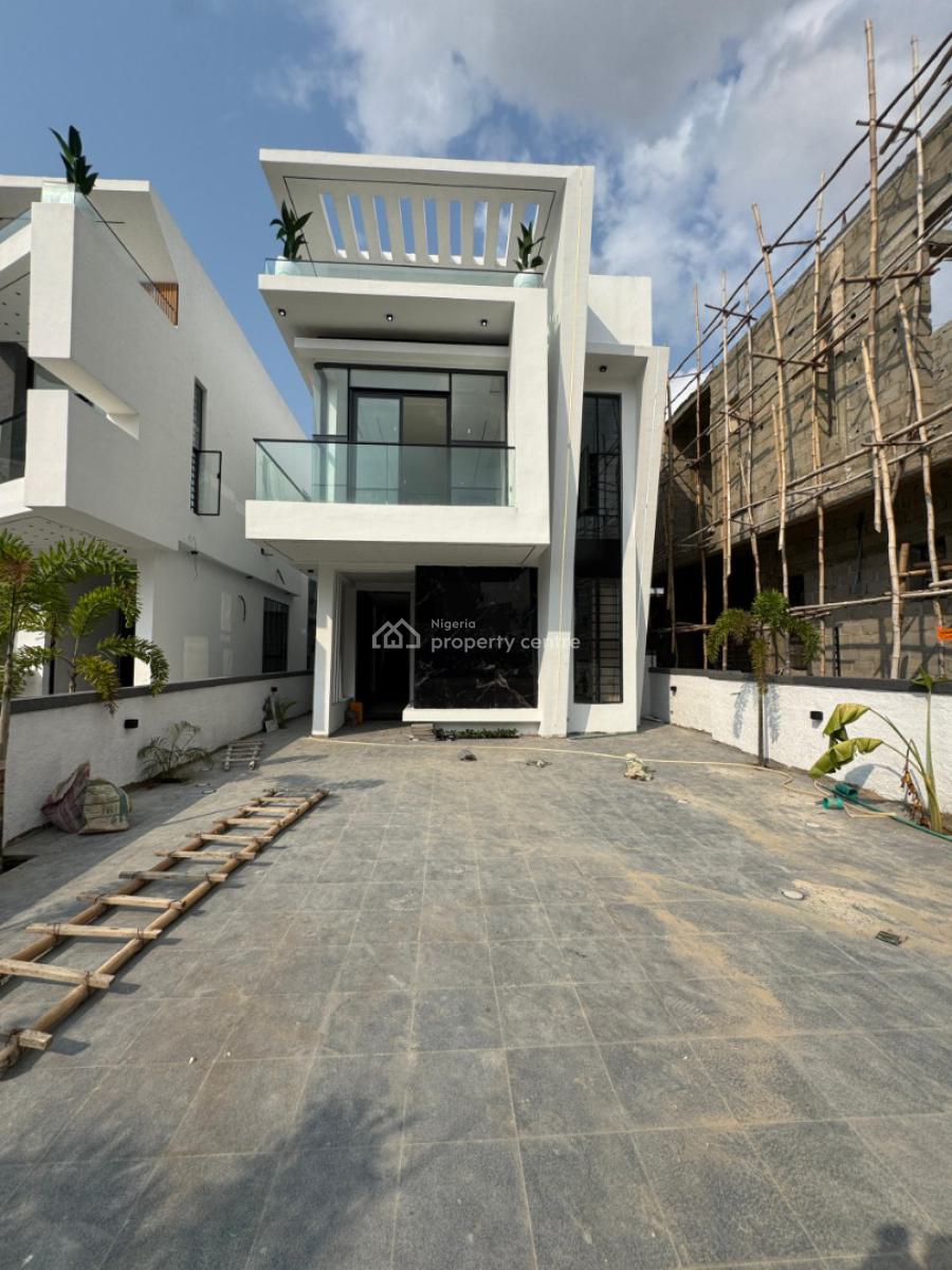 Newly Built 5 Bedroom Detached Duplex with Swimming Pool, Bq, Within a Prestigious Estate After The Chevron Toll Gate, Lekki, Lagos, Detached Duplex for Sale