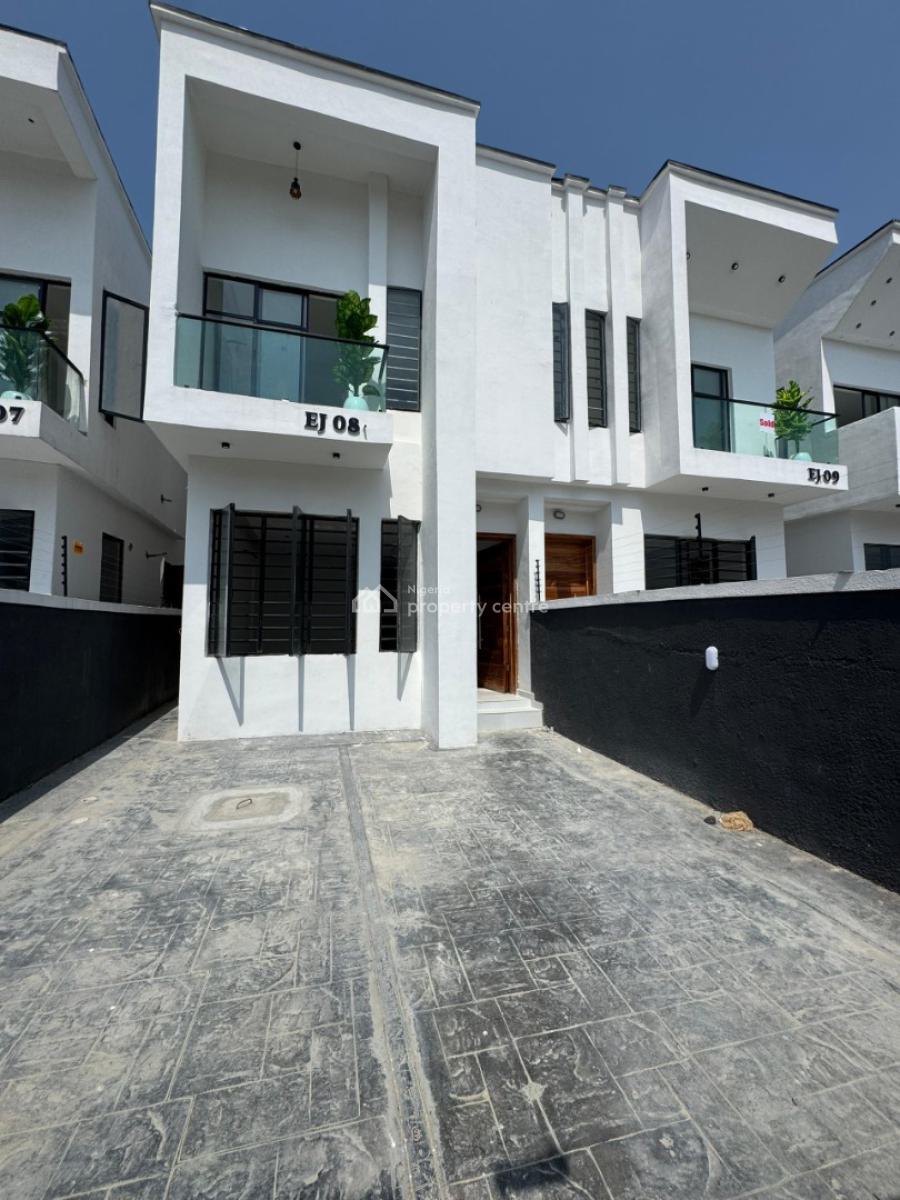 The Most Affordable 4 Bedroom Semi Detached Duplex with Bq, Ikota, Lekki, Lagos, Semi-detached Duplex for Sale