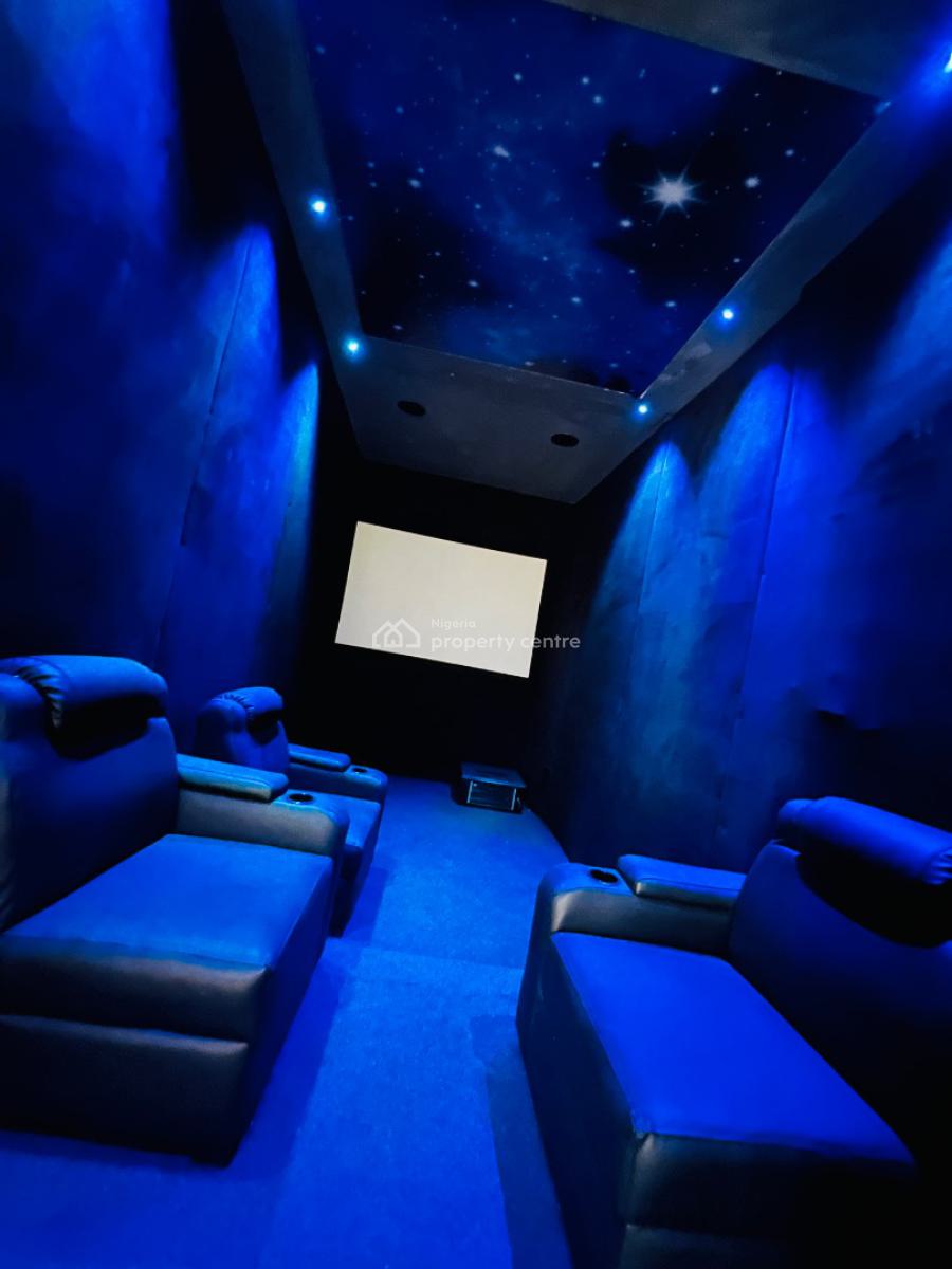 Luxury 6 Bedroom Detached Duplex with a Swimming Pool, Cinema, Rooftop, Chevron, Igbo Efon, Lekki, Lagos, Detached Duplex for Sale