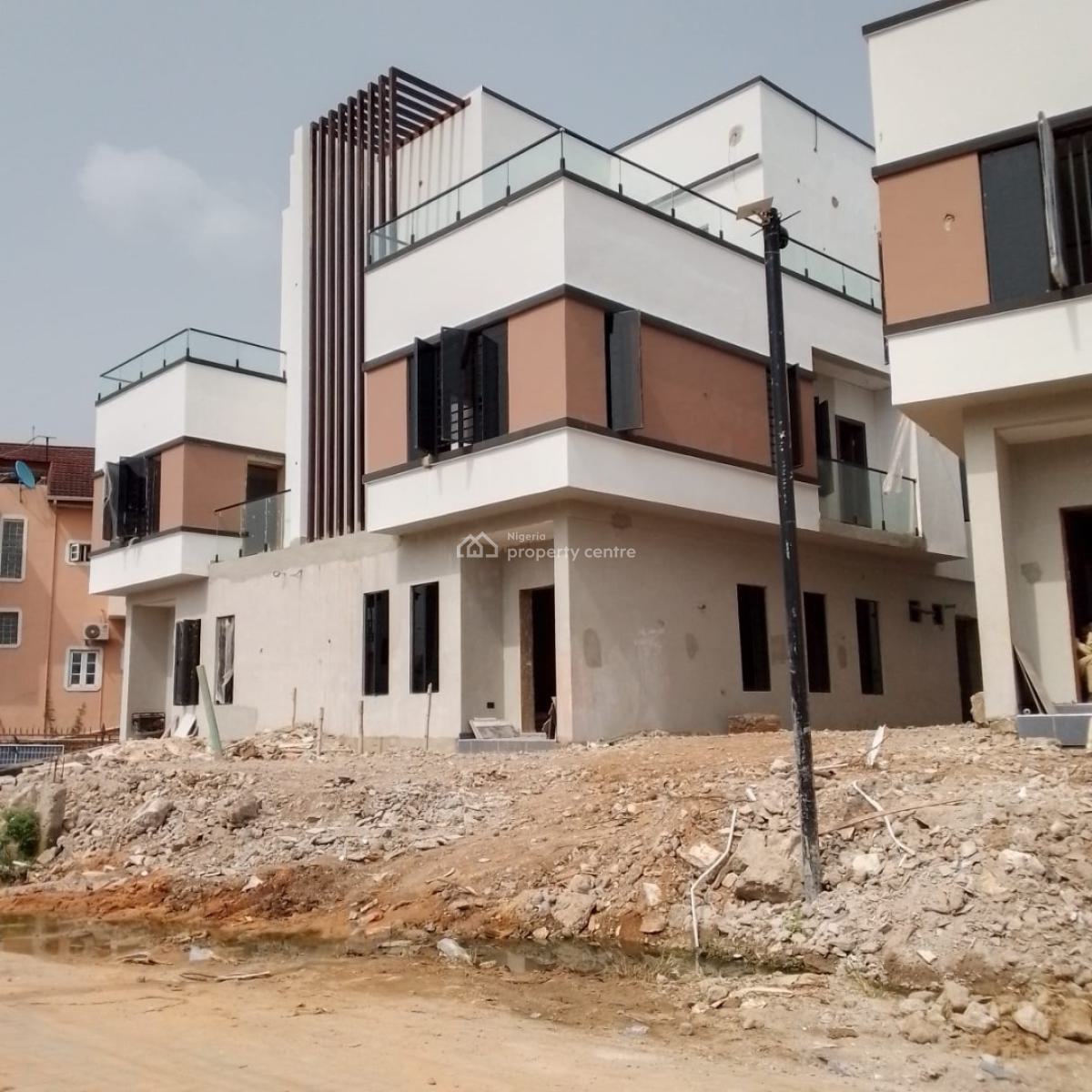 Newly Built 4 Units of 4bedroom Semi Detached House at Gnagada@350m Ne, Gbagada, Lagos, Semi-detached Duplex for Sale