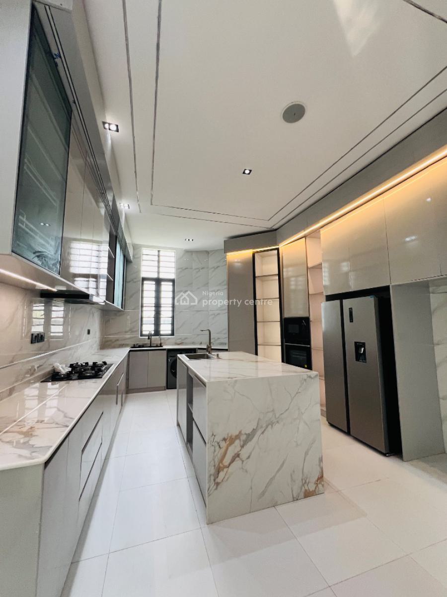 Luxury 5 Bedroom Detached Duplex with a Pool, Cinema, Gym Rooftop, Chevron, Igbo Efon, Lekki, Lagos, Detached Duplex for Sale