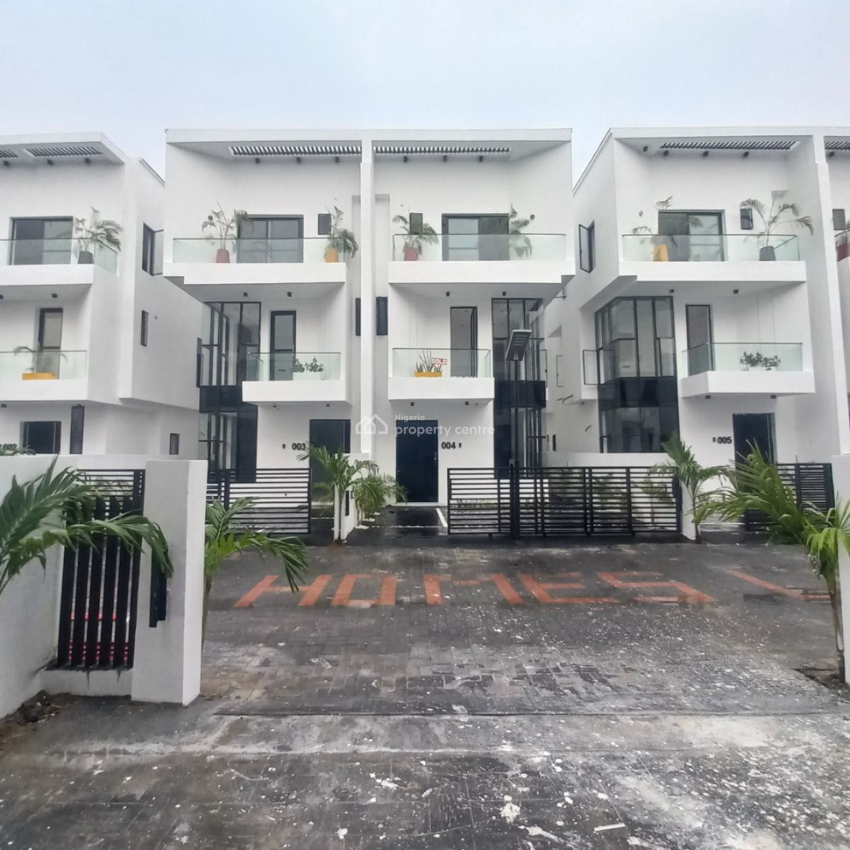 Luxury 4 Bedroom Semi-detached Duplex with Bq, Chevron Toll Gate, Orchid Road, Lekki, Lagos, Semi-detached Duplex for Sale