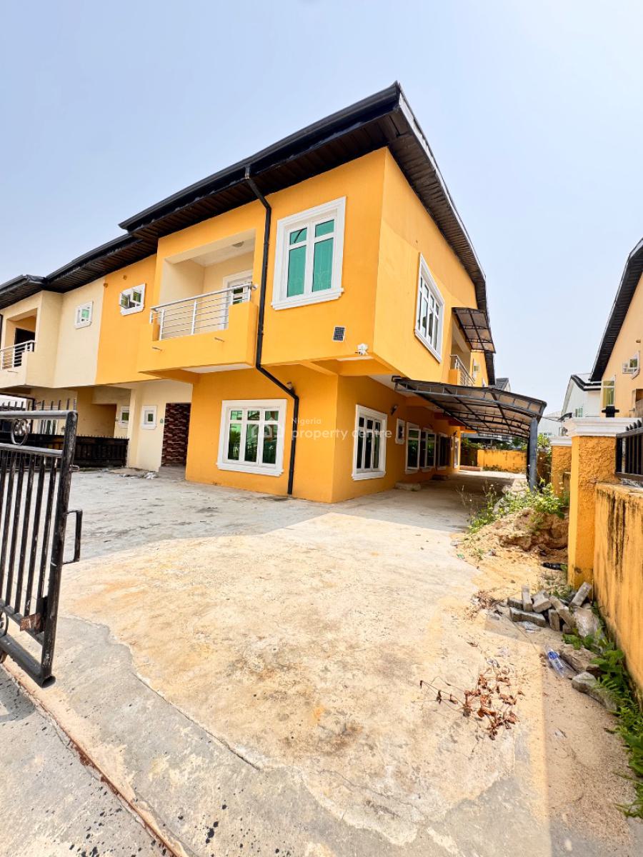 Nice Luxurious 4 Bedroom Duplex Semi Detached with Bq Very Spacious, Chevron Drive Lekki, Lekki, Lagos, Detached Duplex for Sale
