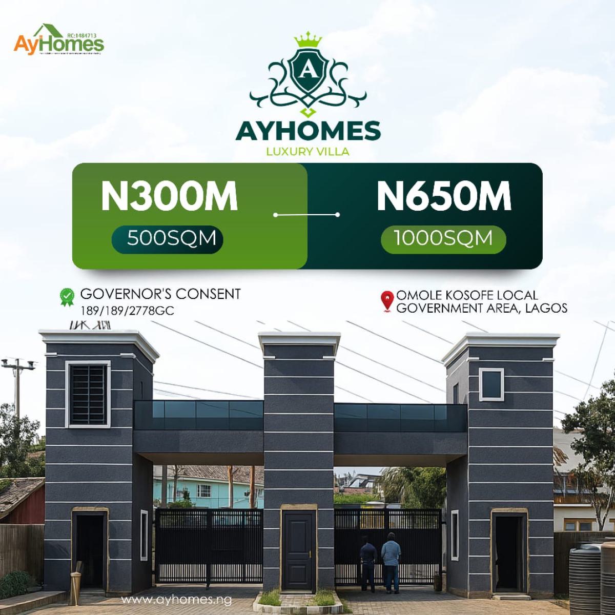 Land in Omole Mainland Lagos, Omole Kosiofe, Omole Phase 2, Ikeja, Lagos, Residential Land for Sale