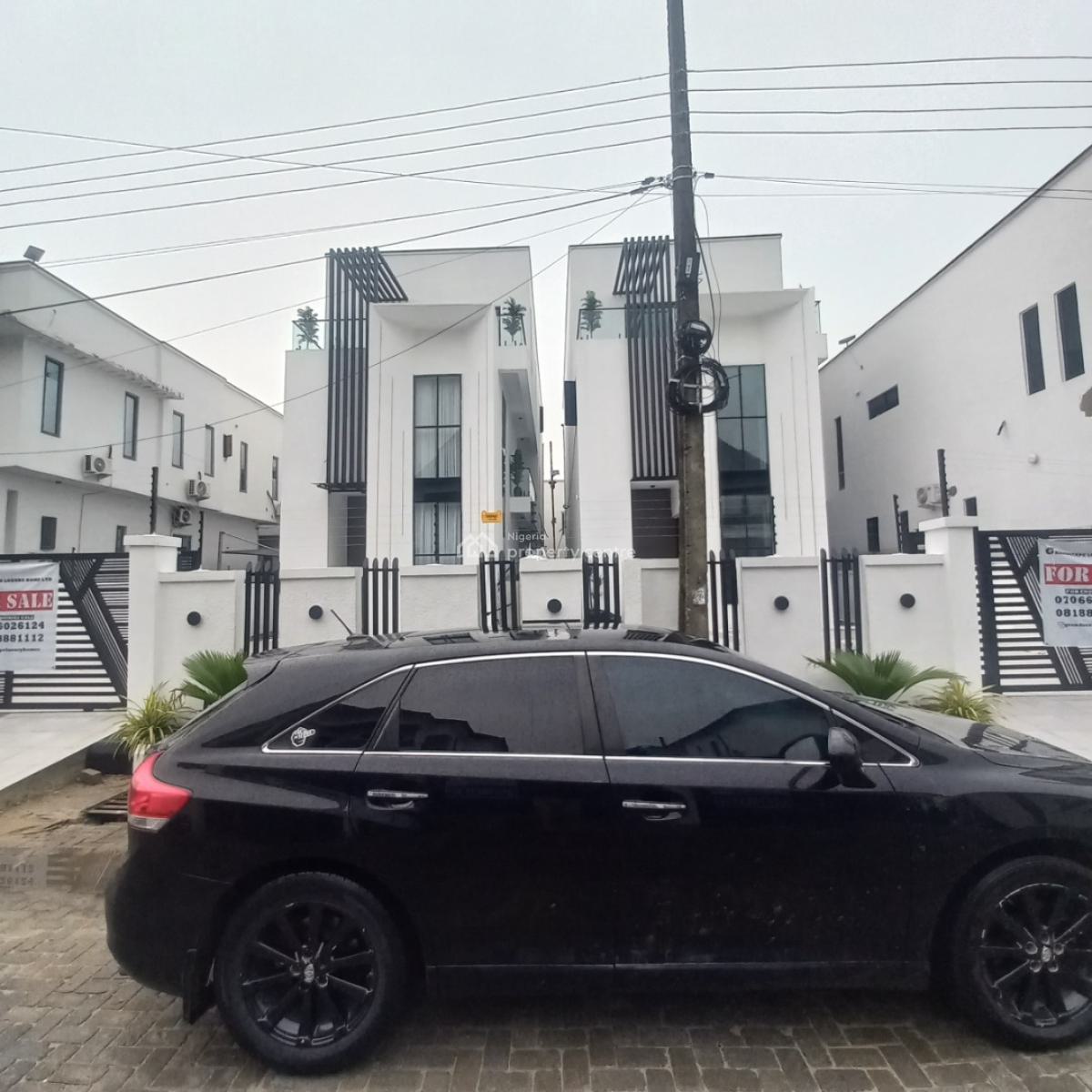 Grandeur 5 Bedroom Detached Home with Rooftop Terrace with Pool, Chevron Toll Gate, Orchid Road, Lekki, Lagos, Detached Duplex for Sale
