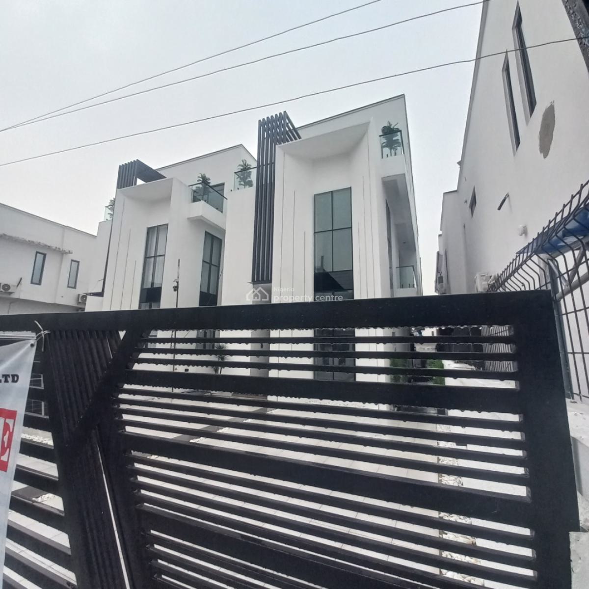 Grandeur 5 Bedroom Detached Home with Rooftop Terrace with Pool, Chevron Toll Gate, Orchid Road, Lekki, Lagos, Detached Duplex for Sale