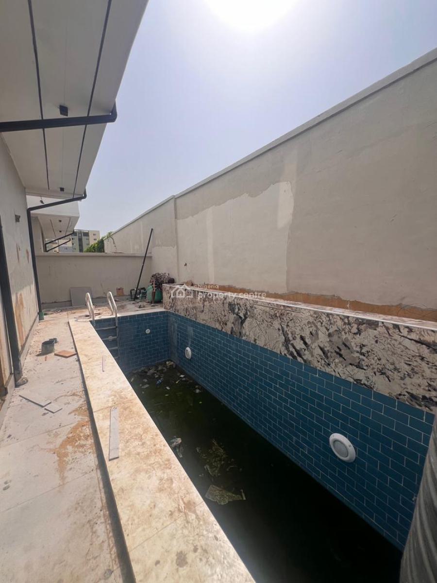 5 Bedroom Fully Detached Duplex + Bq, Rootfop - Swimming Pool, Lekki Phase 1, Lekki, Lagos, Detached Duplex for Sale