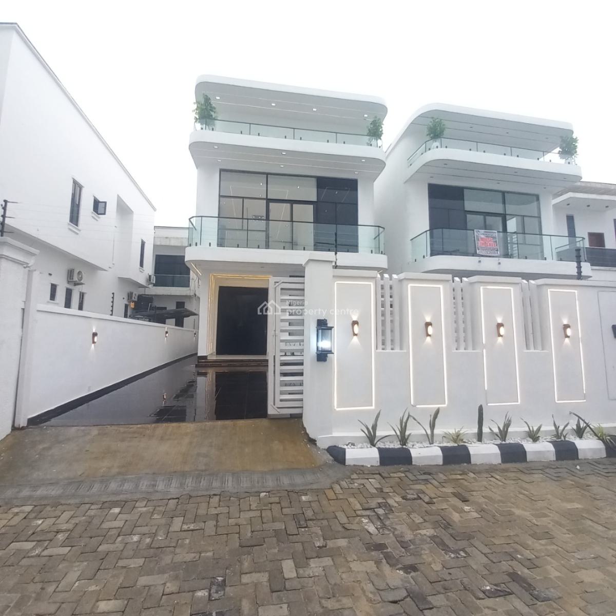 Exquisite 5 Bedroom Detached Duplex with Swimming Pool, Bq, Chevron Toll Gate, Orchid Road, Lekki, Lagos, Detached Duplex for Sale