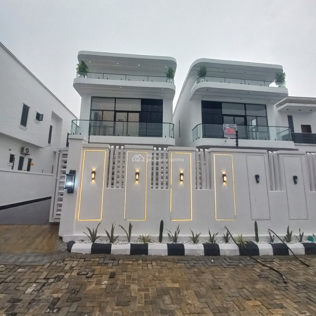 Exquisite 5 Bedroom Detached Duplex with Swimming Pool, Bq, Chevron Toll Gate, Orchid Road, Lekki, Lagos, Detached Duplex for Sale