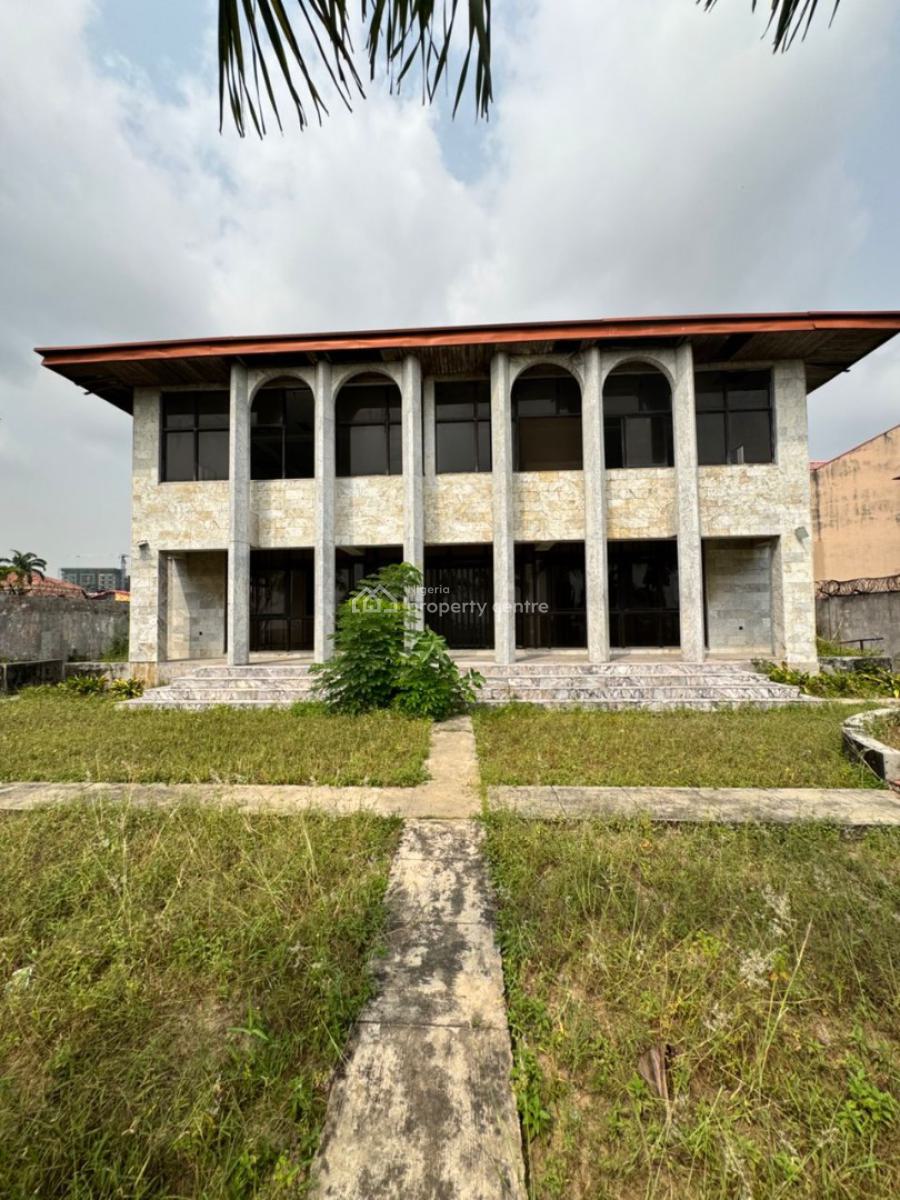 Waterfront 8 Rooms Detached Commercial Building with 2 Bq, Victoria Island (vi), Lagos, Commercial Property for Rent