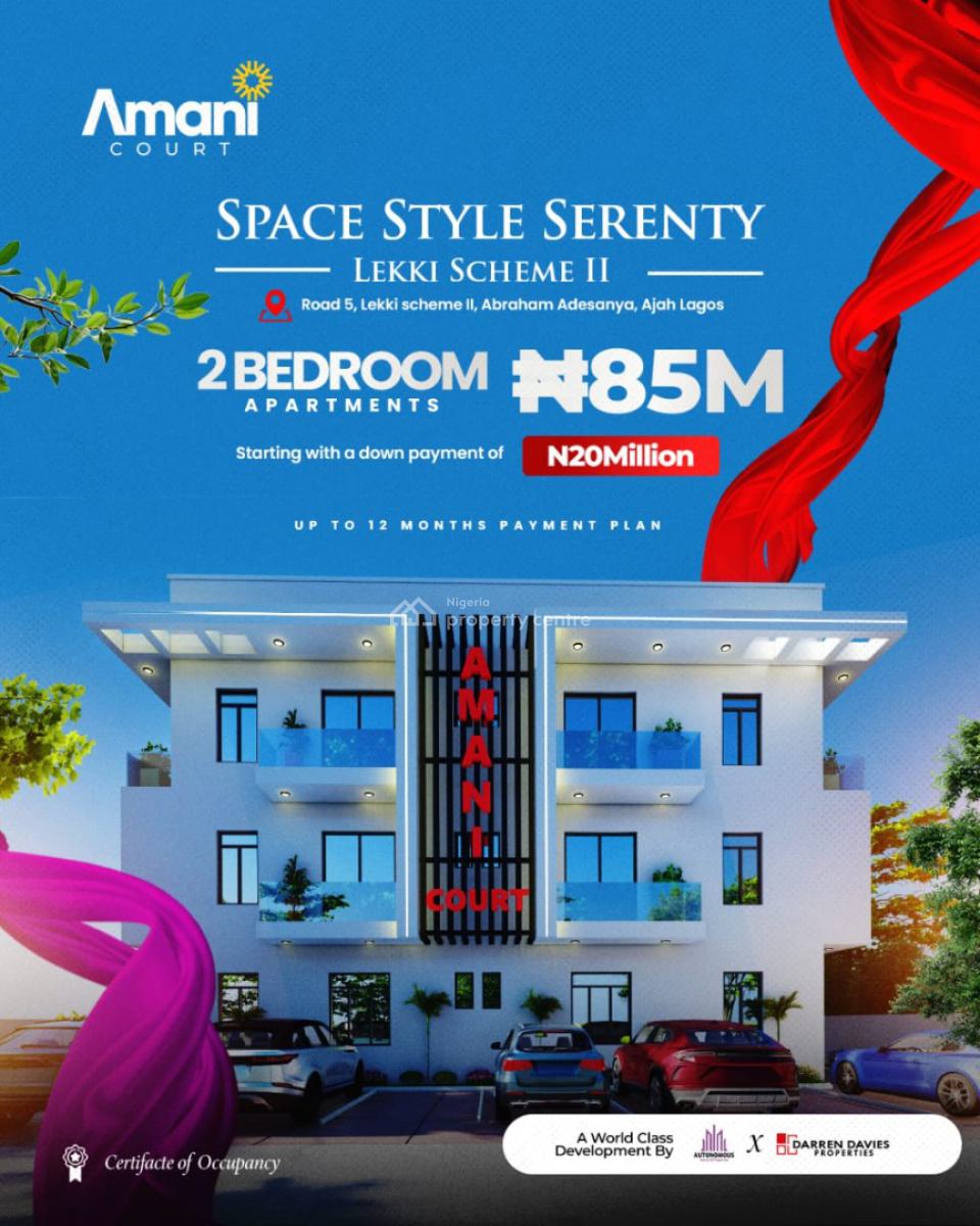 Luxury 2bedroom Apartment, Lekki Scheme Ii, Lekki, Lagos, Block of Flats for Sale