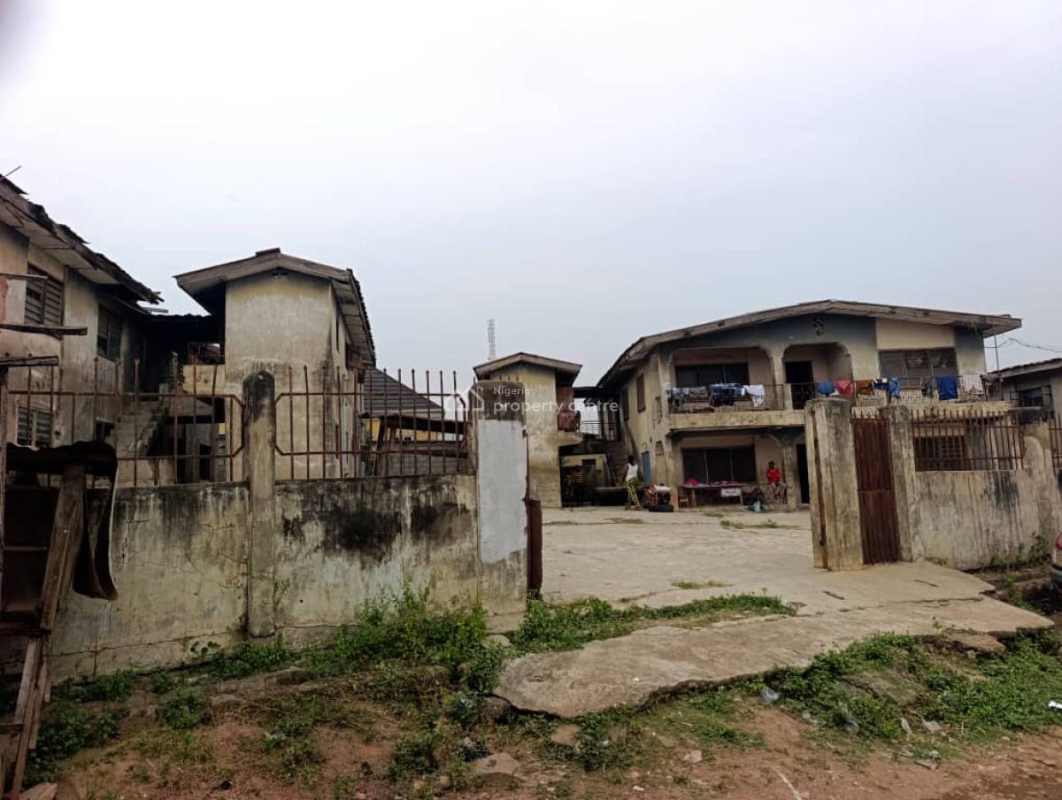 2 Storey Buildings Commercial / Residential Property, 6/8, Alawode Street, Off Abiola Way Olorunsogo Area, Abeokuta North, Ogun, House for Sale